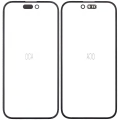 Скло екрана 2 в 1 (з нанесеним OCA) для iPhone 15 (10 шт)