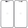 Скло екрана 2 в 1 (з нанесеним OCA) для iPhone 15 Pro (10 шт)