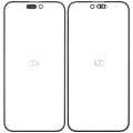 Скло екрана 2 в 1 (з нанесеним OCA) для iPhone 15 Pro Max (10 шт)