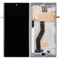 Дисплейний модуль (LCD) з рамкою (без датчика відбитків) для Samsung Galaxy Note 10 Plus (Aftermarket Plus: Incell) (Aura Black)