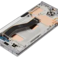 LCD Assembly With Frame (Without Fingerprint Sensor) For Samsung Galaxy Note 10 Plus (Aftermarket Plus: Incell) (Aura White)