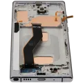 LCD Assembly With Frame (Without Fingerprint Sensor) For Samsung Galaxy Note 10 Plus (Aftermarket Plus: Incell) (Aura White)