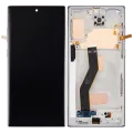LCD Assembly With Frame (Without Fingerprint Sensor) For Samsung Galaxy Note 10 Plus (Aftermarket Plus: Incell) (Aura Glow / Silver)