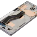 LCD Assembly With Frame (Without Fingerprint Sensor) For Samsung Galaxy Note 10 Plus (Aftermarket Plus: Incell) (Aura Glow / Silver)