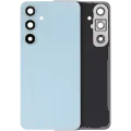 Back Cover Glass With Camera Lens For Samsung Galaxy S24 FE (No Logo) (Aftermarket Plus) (Blue)