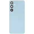 Back Cover Glass With Camera Lens For Samsung Galaxy S24 FE (No Logo) (Aftermarket Plus) (Blue)