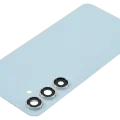 Back Cover Glass With Camera Lens For Samsung Galaxy S24 FE (No Logo) (Aftermarket Plus) (Blue)