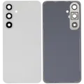 Back Cover Glass With Camera Lens For Samsung Galaxy S24 FE (No Logo) (Aftermarket Plus) (Gray)