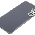 Back Cover Glass With Camera Lens For Samsung Galaxy S24 FE (No Logo) (Aftermarket Plus) (Yellow)