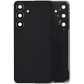Back Cover Glass With Camera Lens For Samsung Galaxy S25 FE (No Logo) (Aftermarket Plus) (Jetblack)