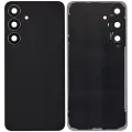 Back Cover Glass With Camera Lens For Samsung Galaxy S25 FE (No Logo) (Aftermarket Plus) (Jetblack)