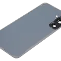 Back Cover Glass With Camera Lens For Samsung Galaxy S25 FE (No Logo) (Aftermarket Plus) (Navy)