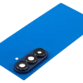 Back Cover Glass With Camera Lens For Samsung Galaxy Z Fold 7 5G (No Logo) (Aftermarket Plus) (Blue Shadow)