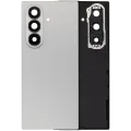 Back Cover Glass With Camera Lens For Samsung Galaxy Z Fold 7 5G (No Logo) (Aftermarket Plus) (Silver Shadow)
