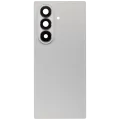 Back Cover Glass With Camera Lens For Samsung Galaxy Z Fold 7 5G (No Logo) (Aftermarket Plus) (Silver Shadow)