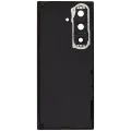 Back Cover Glass With Camera Lens For Samsung Galaxy Z Fold 7 5G (No Logo) (Aftermarket Plus) (Silver Shadow)