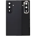 Back Cover Glass With Camera Lens For Samsung Galaxy Z Fold 7 5G (No Logo) (Aftermarket Plus) (Jet Black)