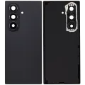 Back Cover Glass With Camera Lens For Samsung Galaxy Z Fold 7 5G (No Logo) (Aftermarket Plus) (Jet Black)