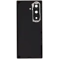Back Cover Glass With Camera Lens For Samsung Galaxy Z Fold 7 5G (No Logo) (Aftermarket Plus) (Jet Black)