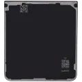 Bottom Back Cover Glass For Samsung Galaxy Z Flip 7 5G (No Logo) (Aftermarket Plus) (Jet Black)
