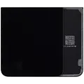 Bottom Back Cover Glass For Samsung Galaxy Z Flip 7 FE 5G (No Logo) (Aftermarket Plus) (Black)