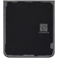 Bottom Back Cover Glass For Samsung Galaxy Z Flip 7 FE 5G (No Logo) (Aftermarket Plus) (Black)