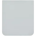 Bottom Back Cover Glass For Samsung Galaxy Z Flip 7 FE 5G (No Logo) (Aftermarket Plus) (White)