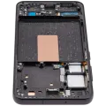 OLED Assembly With Frame For Samsung Galaxy S23 5G (US & International) (Aftermarket Plus) (120HZ) (Phantom Black)