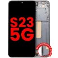 OLED Assembly With Frame For Samsung Galaxy S23 5G (US & International) (Aftermarket Plus) (120HZ) (Green)