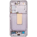 OLED Assembly With Frame For Samsung Galaxy S23 5G (US & International) (Aftermarket Plus) (120HZ) (Pink / Lavender)