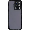 Back Cover Glass With Camera Lens For Samsung Galaxy S20 Ultra 5G (No Logo) (Aftermarket Plus) (Cloud White)