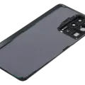 Back Cover Glass With Camera Lens For Samsung Galaxy S20 Ultra 5G (No Logo) (Aftermarket Plus) (Cloud White)