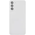 Back Cover Glass With Camera Lens For Samsung Galaxy S21 FE 5G (No Logo) (Aftermarket Plus) (White)