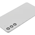 Back Cover Glass With Camera Lens For Samsung Galaxy S21 FE 5G (No Logo) (Aftermarket Plus) (White)