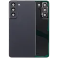 Back Cover Glass With Camera Lens For Samsung Galaxy S21 FE 5G (No Logo) (Aftermarket Plus) (Graphite)