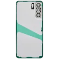 Back Cover Glass With Camera Lens For Samsung Galaxy S21 FE 5G (No Logo) (Aftermarket Plus) (Olive)