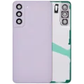 Back Cover Glass With Camera Lens For Samsung Galaxy S21 FE 5G (No Logo) (Aftermarket Plus) (Lavender)