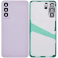Back Cover Glass With Camera Lens For Samsung Galaxy S21 FE 5G (No Logo) (Aftermarket Plus) (Lavender)