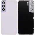Back Cover Glass With Camera Lens For Samsung Galaxy S22 5G (No Logo) (Aftermarket Plus) (Bora Purple)