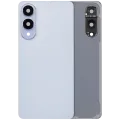 Back Cover Glass With Camera Lens For Samsung Galaxy S25 Edge (No Logo) (Aftermarket Plus) (Titanium Icyblue)