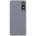 Back Cover Glass With Camera Lens For Samsung Galaxy S25 Edge (No Logo) (Aftermarket Plus) (Titanium Icyblue)