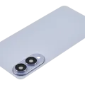 Back Cover Glass With Camera Lens For Samsung Galaxy S25 Edge (No Logo) (Aftermarket Plus) (Titanium Icyblue)