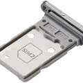 Dual Sim Card Tray For Samsung Galaxy S25 FE 5G (Premium) (Gray)