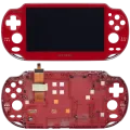LCD Screen With Stand For PlayStation Vita 1000 (Red)