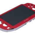 LCD Screen With Stand For PlayStation Vita 1000 (Red)