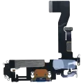 Шлейф зарядки для iPhone 12 (Used OEM Pull) (синій)
