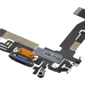 Charging Port Flex Cable For iPhone 12 (Aftermarket Plus) (Purple)