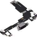 Шлейф зарядки для iPhone 15 (Used OEM Pull) (чорний)
