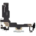 Шлейф зарядки для iPhone 15 (Used OEM Pull) (синій)