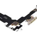 Charging Port Flex Cable For iPhone 15 (Used OEM Pull) (Yellow)